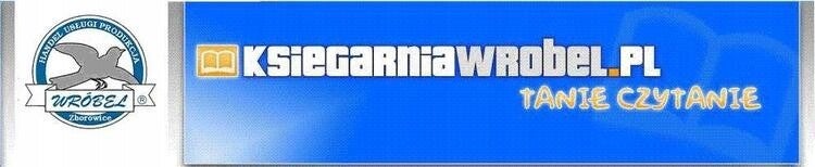 ksiegarniawrobel.pl – Tanie czytanie. Oryginalne logo Księgarni Wróbel